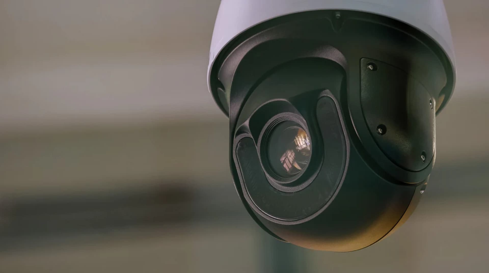 Surveillance camera close-up